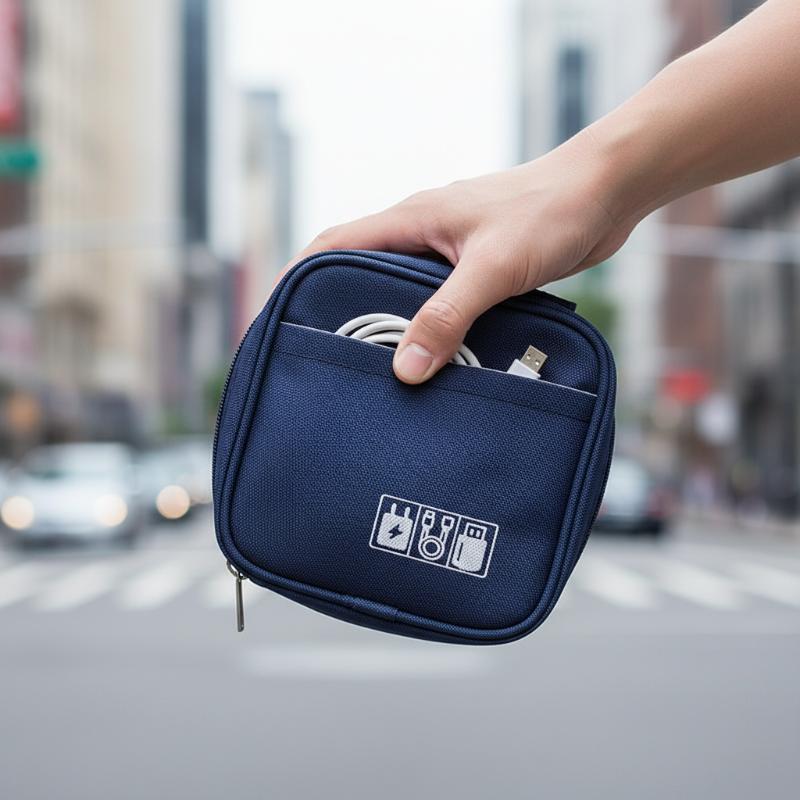 Travel Accessories Organizer Bag - 【F】Wasserdichte, tragbare Kabeltasche, Reise-Organizer für digitale