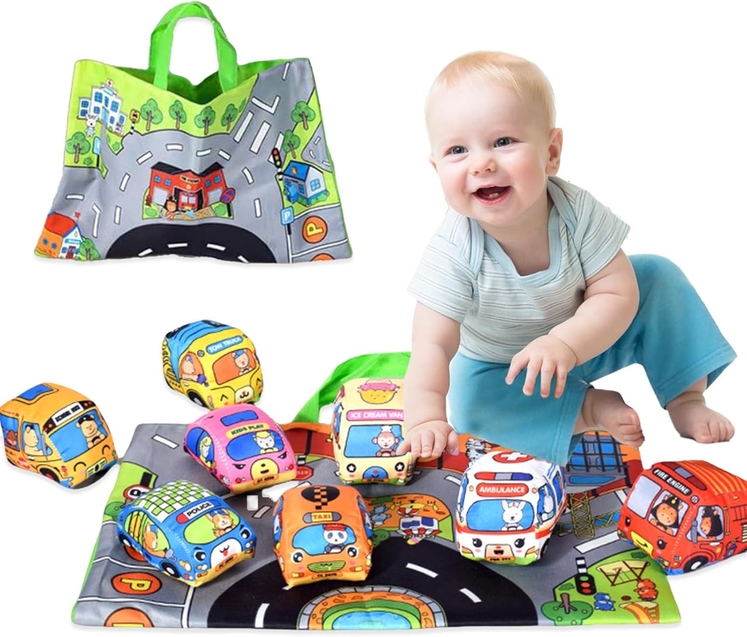 Travel Accessories Baby - Auto-Spielzeug aus weichem Stoff für Babys
