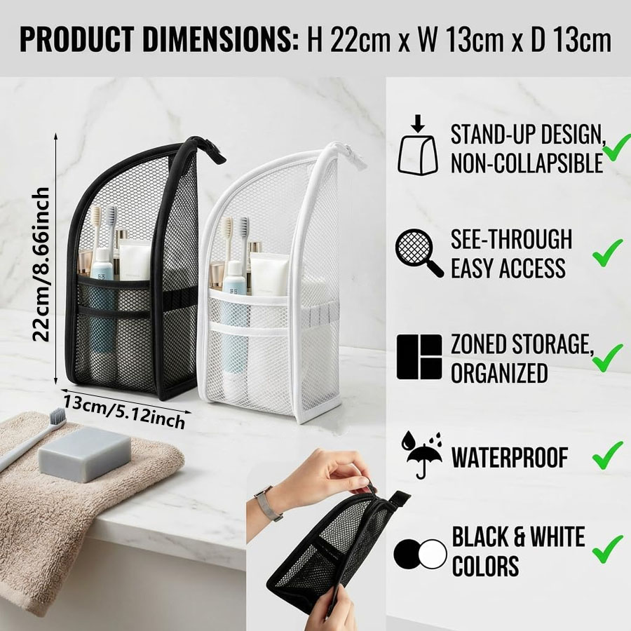 1 Stück tragbare Toilettentasc – Travel Accessories Organizer Bag Bewertung und Preis